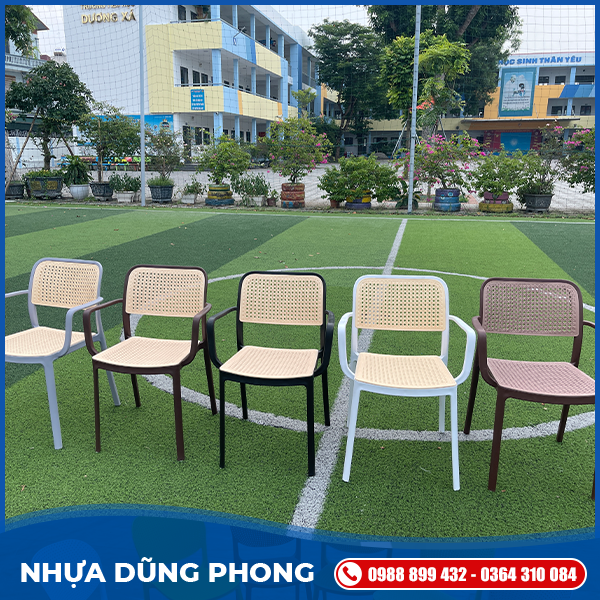 Ghế giả mây có tay	